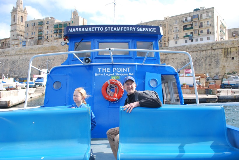 We took the ferry back to Sliema for lunch.  It's a great way to get from one city to the other.