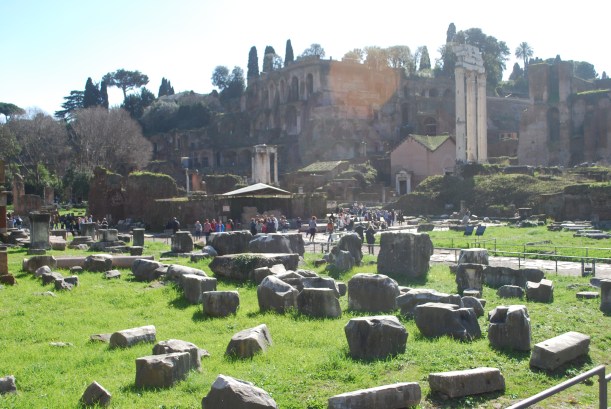 Next, we walked around the forum and learned about the buildings and the lives of the people living thousands of years ago.