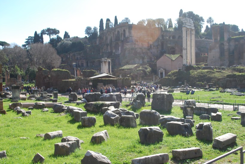 Next, we walked around the forum and learned about the buildings and the lives of the people living thousands of years ago.