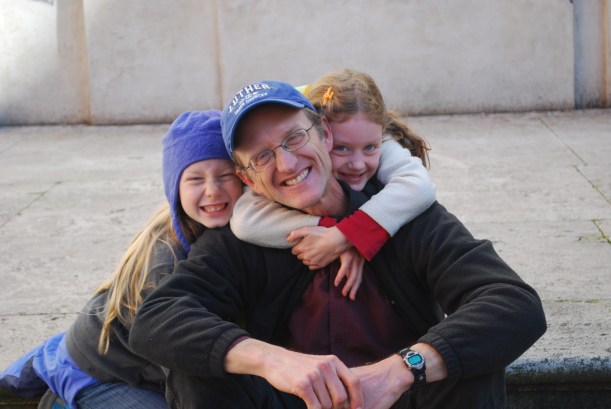 My favorite traveling companions!  We had lunch at a lovely little piazza and met a woman from Madison who was happy to talk with us Iowans!