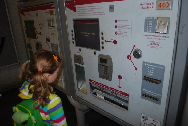 We took the subway to the Vatican.  It was a fun adventure!