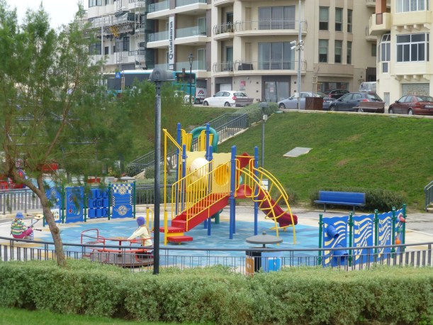 ...and stop to play at this park.  The girls played for well over an hour here one chilly day.