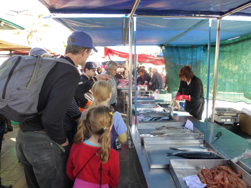 Finally we reached the fish section!