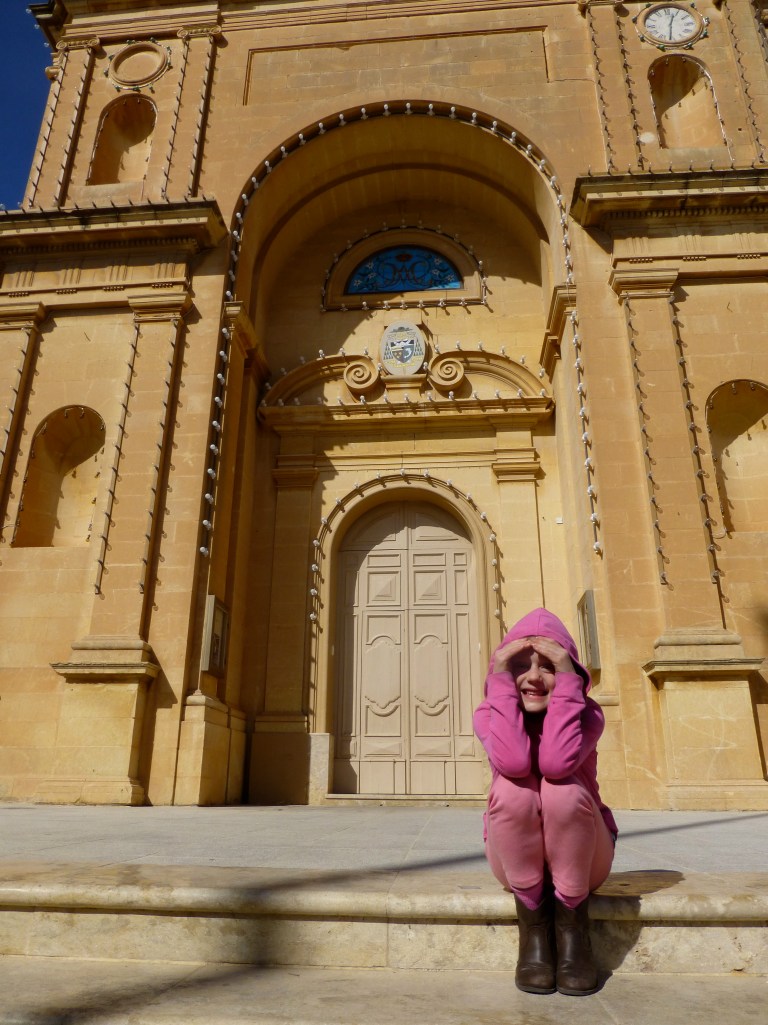 Beautiful Catholic church in the middle of a large plaza.  We had the pleasure of hearing the bells ring during lunch.