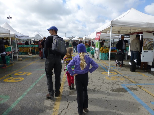 The Farmer's Market!  Lots of wonderful produce - it really was a piece of familiar heaven.  :)