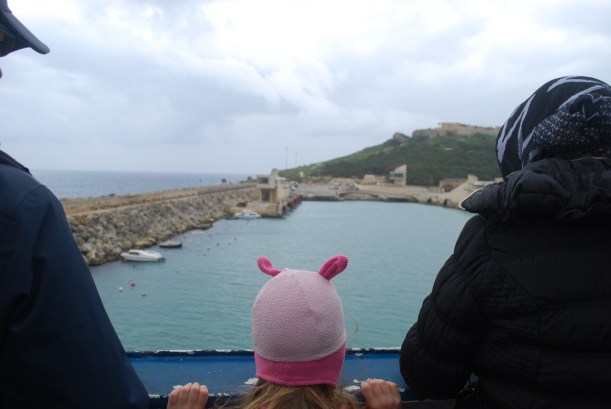 The only way to get to Gozo is by ferry.  The huge ferry carries vehicles as well as people on a 25 minute cruise.  The ferries run quite regularly and the fare was less than 5 euro.