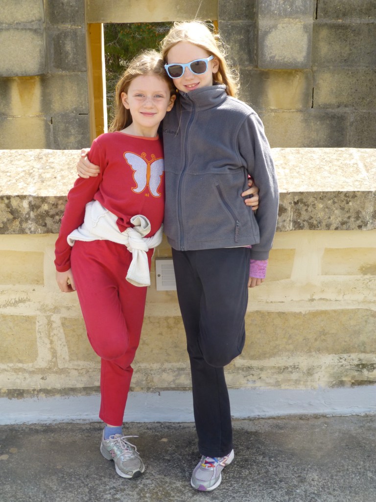 The girls love an adventure!