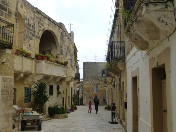 We stayed at a monastery in Rabat (Victoria), the largest city on Gozo.  We had time to wander around before our tour started.  I loved the narrow, car-free, winding streets.  We didn't exactly know where we were going, but the city was small enough we found our way back home.