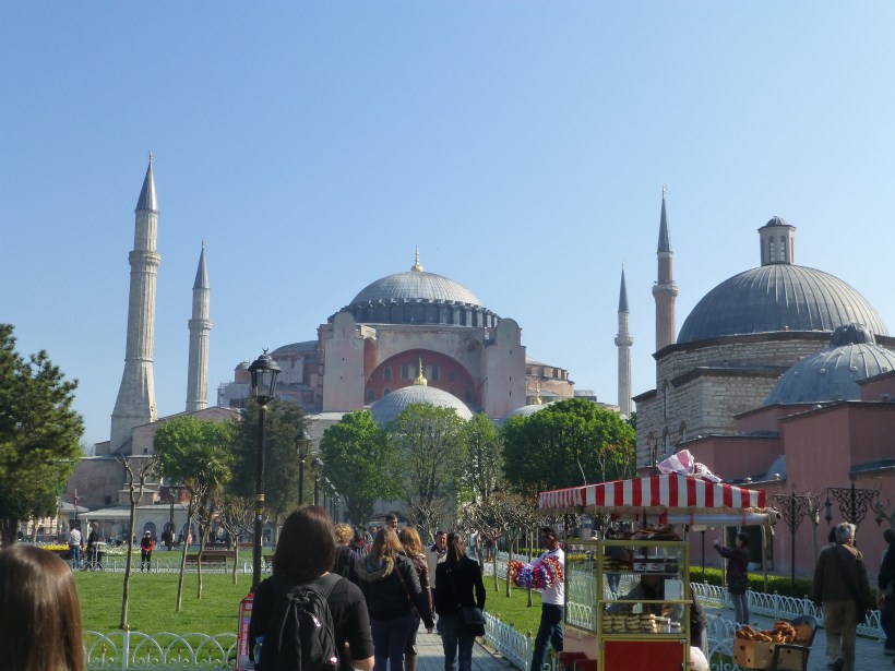 We flew into Istanbul in the evening, stood in line at the visa checkpoint for nearly and hour, arrived at our hotel and went right to sleep! The next morning, first thing, was the Ayasofya.