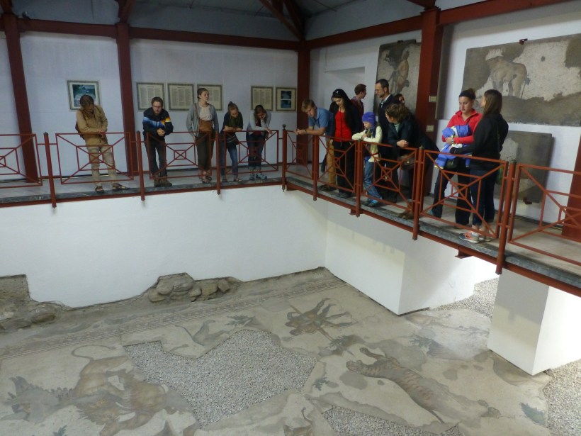 We packed in a few more things on our last day in Istanbul. First was a museum featuring Roman remains of tile flooring. It was very impressive work and the pictures told a lot about Roman culture at the time.