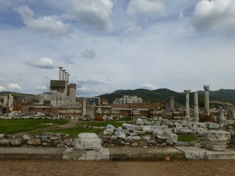 Our first stop was the Basilica of St. John.  It was built in the 6th century and it is believed that John who wrote the book of Revelations is buried there.  The layout and design of the church is similar to that of the Haiga Sophia.