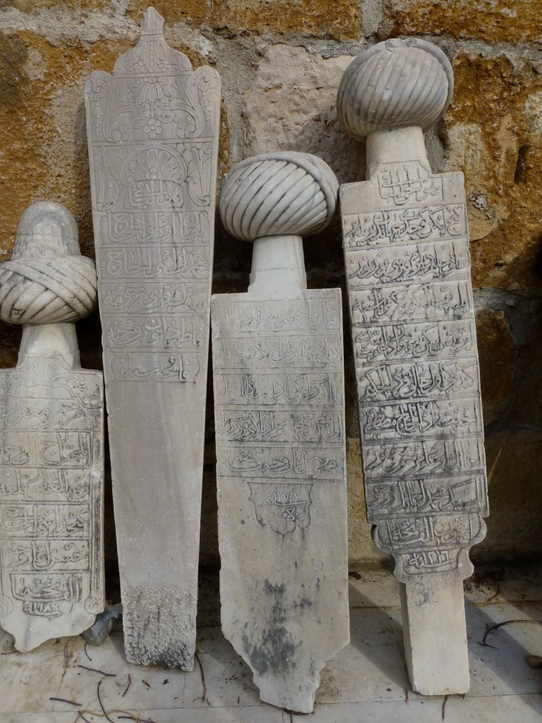 Gravestones at the mosque.  Very cool!