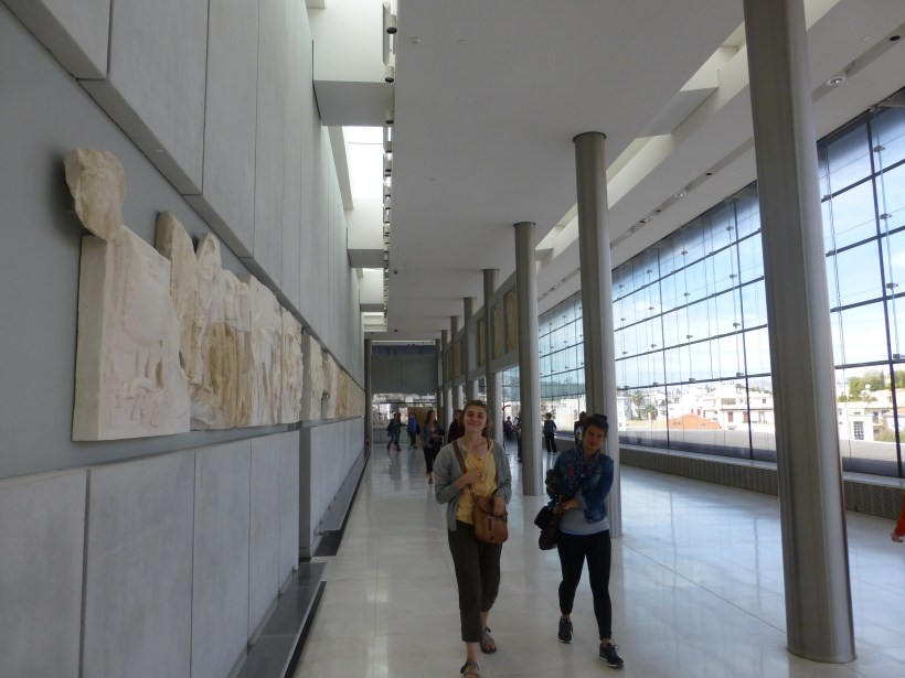 Before lunch, we spent time in the Museum of the Acropolis.