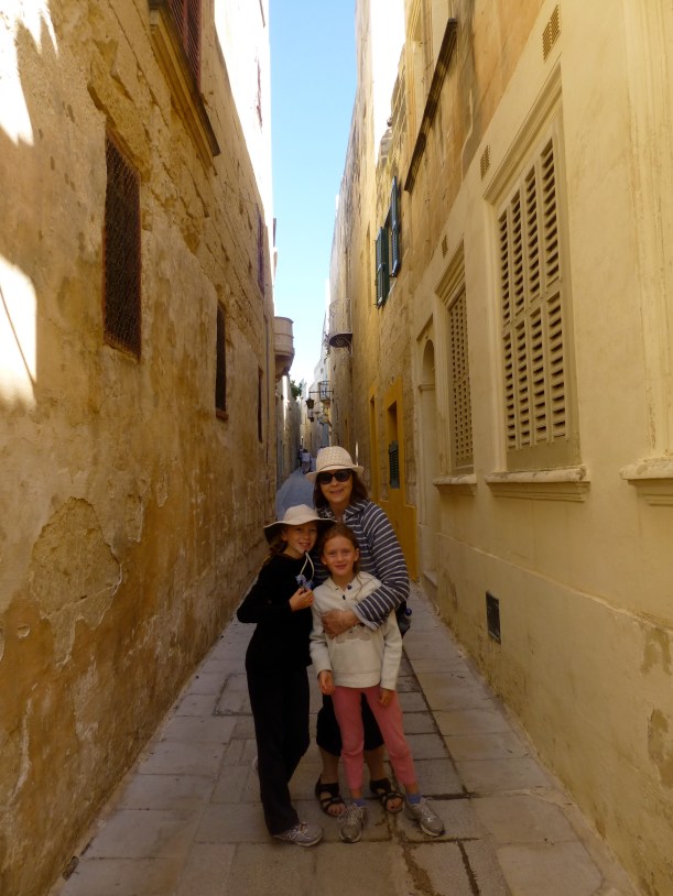 We had lunch in Mdina and then walked around the cool little streets admiring the midaevil architecture.