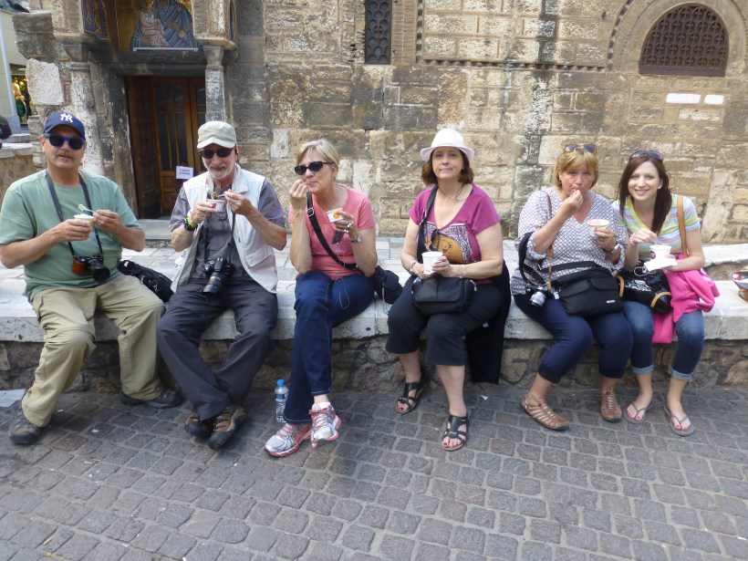 Stopping for gelato was not part of the walking tour, but a necessary part of our tour!