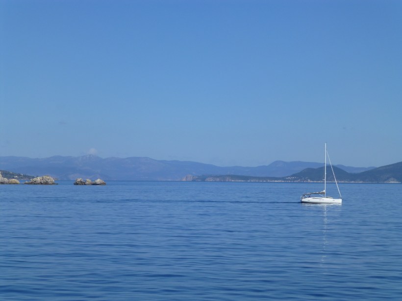 The next day, we took a full day trip to three islands aboard a Pleasure Cruise ship.  The sea was so beautiful and the weather was excellent!