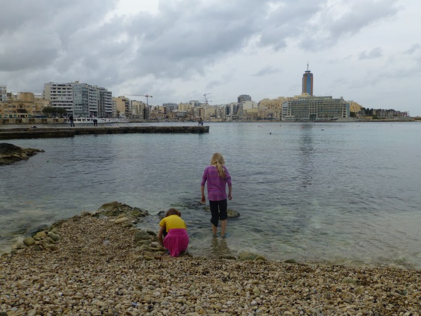 Around the way from the dock is Sea Glass Bay.  This was the first place we really discovered.  It is a really fun place to explore.  We named it Sea Glass Bay because...yup, there is lots of sea glass washed up on shore here. 