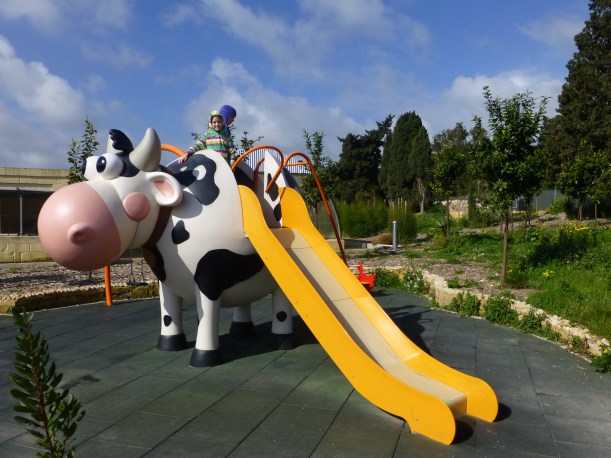 This is by the petting zoo in Ta' Qali Nat'l Park.  It is small but fun.  