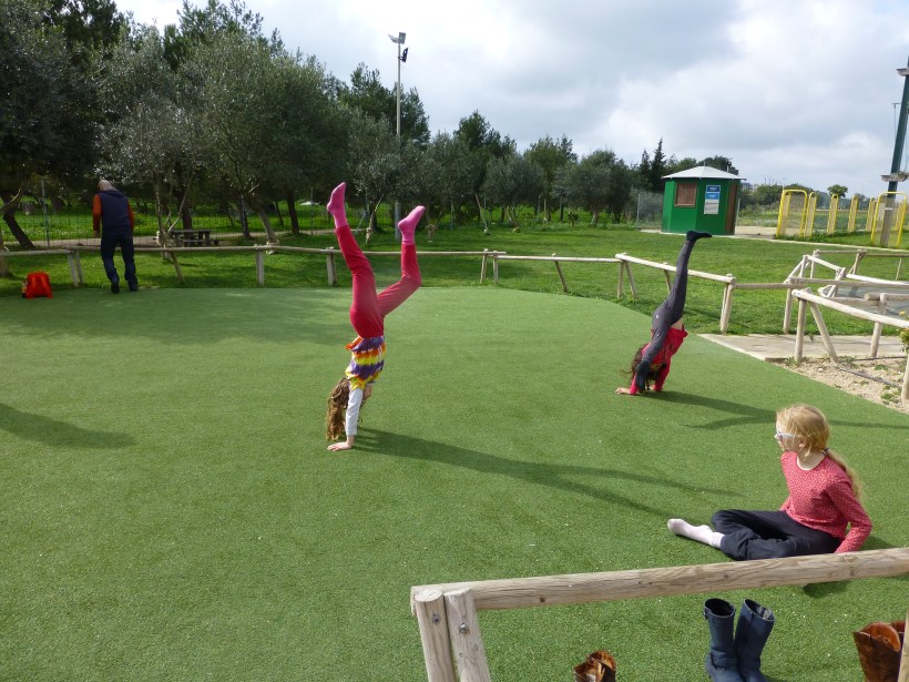 There is some fake grass here too.