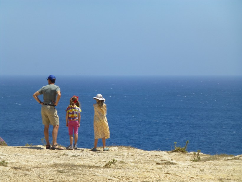 Way up north. We had lunch on the rocks.