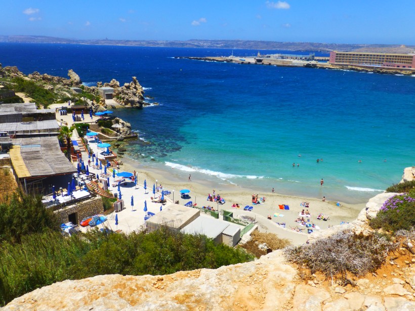 Paradise Bay.  It was too windy and cool the day we came here.  It is a lovely little bay tucked back on the north part of the island.  It's on the Next Time list.  :)