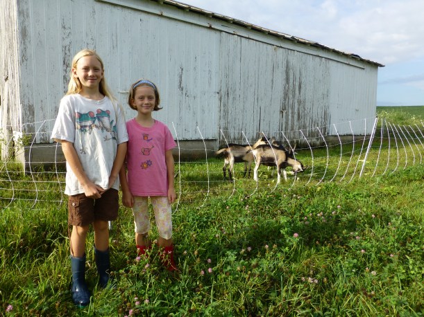 First day of school doing chores.