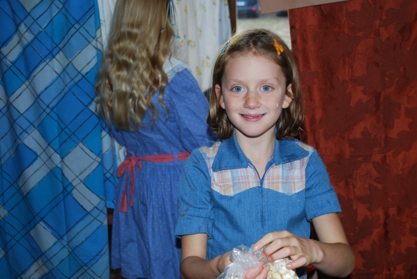 I don't think Lily looks much like I did as a girl, but she's still cute!  :)