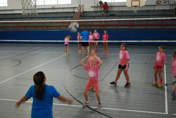 Sylvia played volleyball for Parks and Rec this fall!