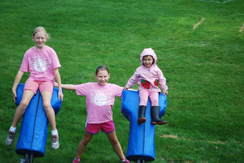 Hanging out with friends at Luther while Jon canoed/biked/ran in the Adventure race.