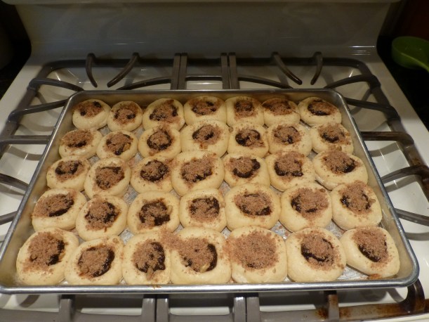 My mom and I made kolaches for Christmas morning (and every other morning during our stay!).