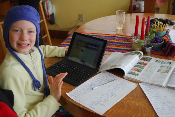 At this time of year, our thoughts turn to spring.  The days are getting longer (but certainly not warmer) and we love looking at the seed catalogs.  We finally got our order together and Sylvia happily ordered them on-line.