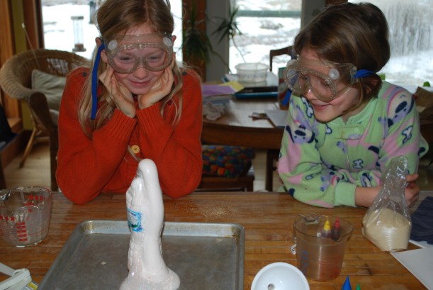 Or when the bottle will erupt with "elephant toothpaste."