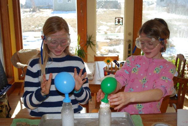 More kitchen chemistry.  Again, safety first.