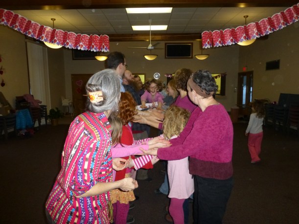And here's Lily in the cookie machine!