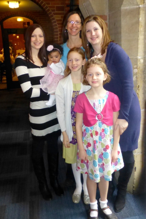 Sunday morning, after the baptism.  