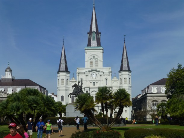 St. Louis Cathedral on Jackson Square.