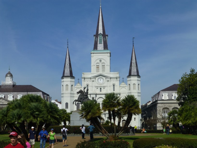 St. Louis Cathedral on Jackson Square.