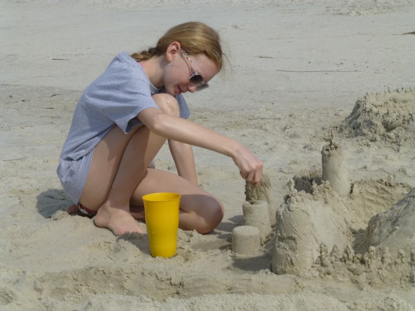 We all had so much fun playing in the sand.