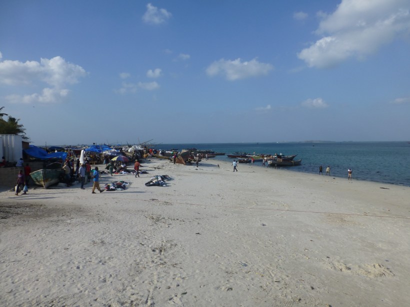 The fish market, Kivukoni, in downtown Dar. 