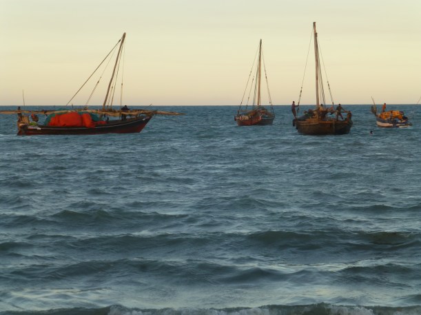 These vessels make nightly trips to Zanzibar, carrying goods such as cooking oil, tomatoes and charcoal from the mainland to the island. 