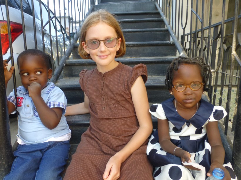 We had fun playing with Amani Jr. and Amanda.