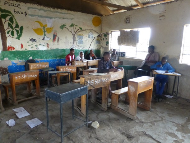 Musa took us to his alma mater, Noonkodin School. The students were studying for their upcoming exams.