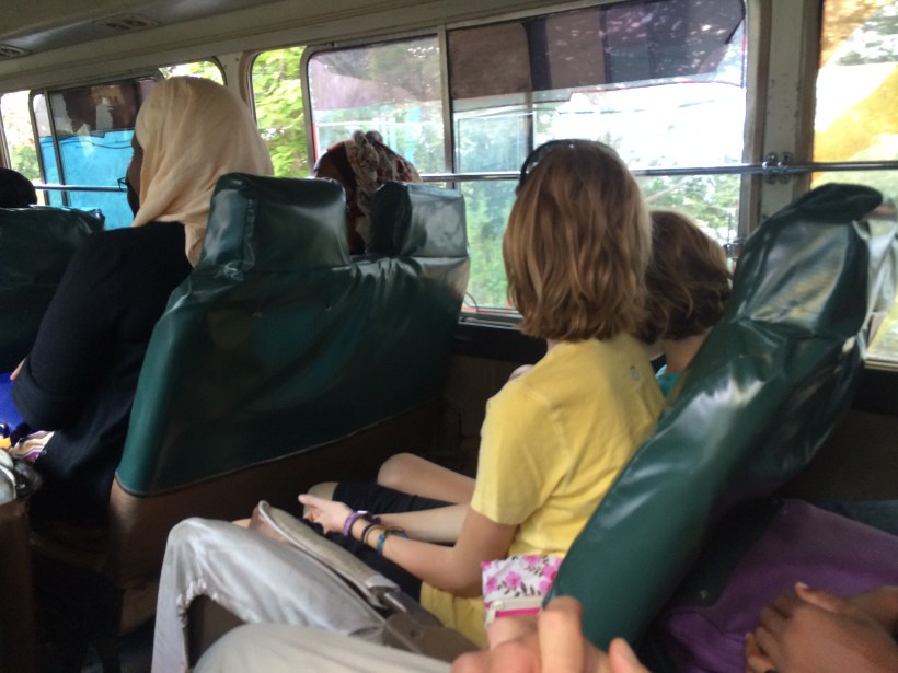 Our grocery shopping usually starts with a trip on the dala dala. We ride to our local market, Survey, or the nearby mall.