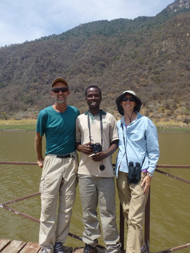 With Chacha, the ecology professor from UDSM who joined is on our safari. It was great to have him along to teach us about diffferent aspects of the parks and to coordinate student stories.