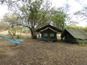 Our sleeping quarters. Jon and I get the big tent and the girls share the little one. We have been sleeping really well, overall.