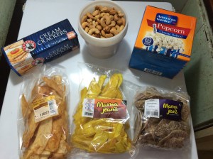 Favorite snack foods.