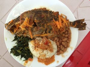 Speaking of fish, we recently had this delicious dish: Tasi nazi lambalamba (fish with coconut sauce).